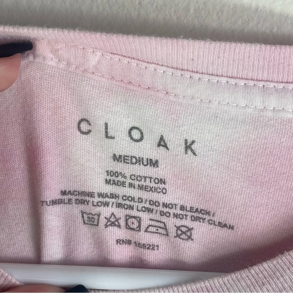 Cloak brand skeleton pink tie dye t-shirt